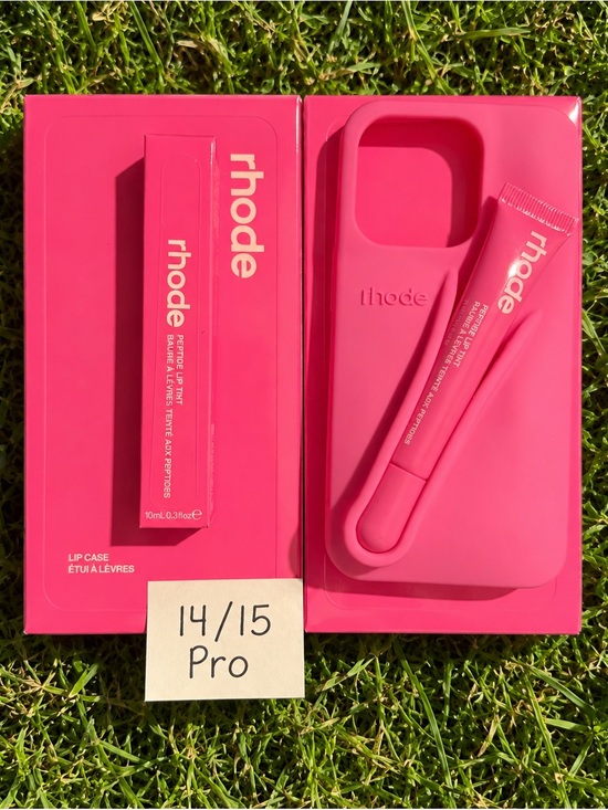 RHODE Other - RHODE  Pink iPhone Case with Matching Lip Tint